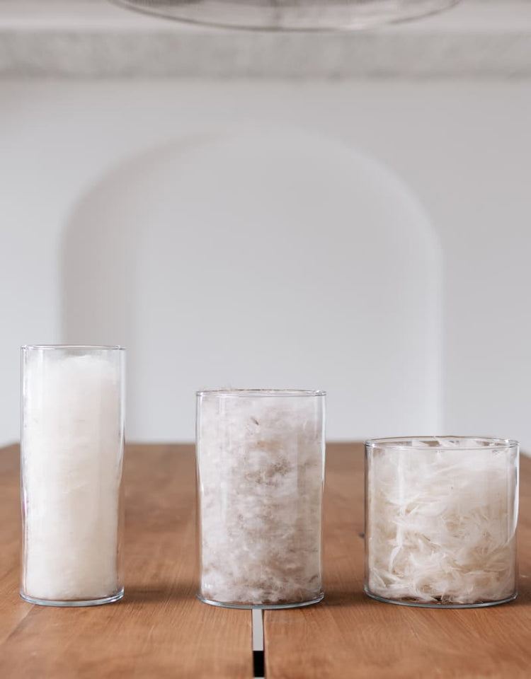 LOBELIA - Dreikammer-Gänsedaunenkissen -